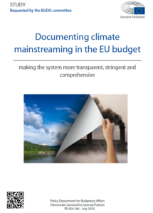 Read more about the article Blomeyer & Sanz finalised a study on climate mainstreaming in the EU Budget for the European Parliament