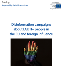 Read more about the article BLOMEYER & SANZ HAS CONDUCTED A BRIEFING ON DISINFORMATION ABOUT LGBTI+ FOR THE EUROPEAN PARLIAMENT