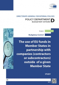 Read more about the article Study for the European Parliament on the use of EU funds in Member States in partnership with companies outside the EU