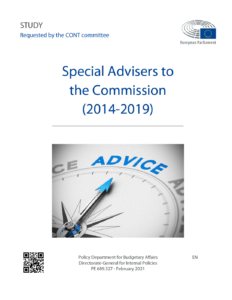Read more about the article BLOMEYER & SANZ HAS CONDUCTED A STUDY ON SPECIAL ADVISERS TO THE EUROPEAN COMMISSION